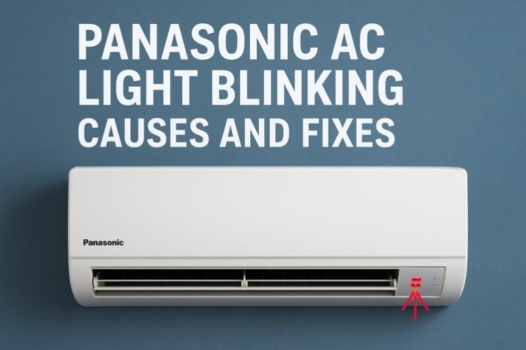 Panasonic AC Light Blinking