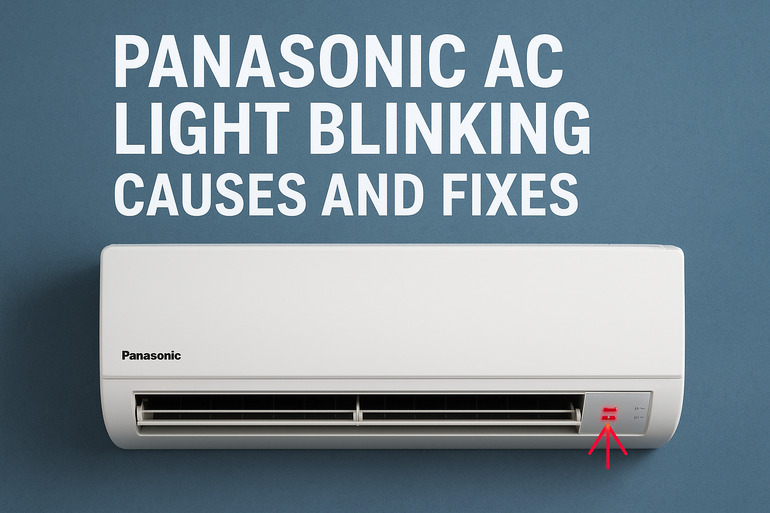 Panasonic AC Light Blinking