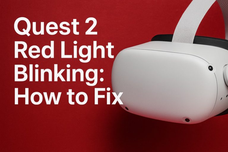 Quest 2 Red Light Blinking