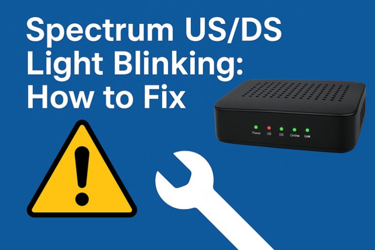 Spectrum USDS Light Blinking