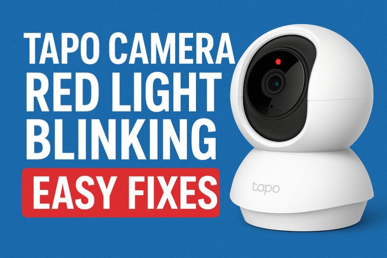 Tapo Camera Red Light Blinking