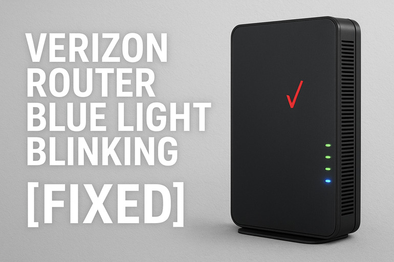 Verizon Router Blue Light Blinking