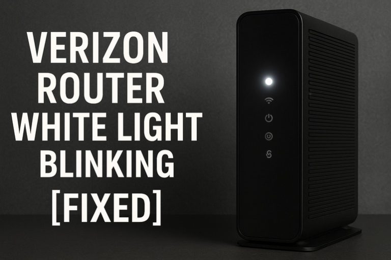 Verizon Router White Light Blinking