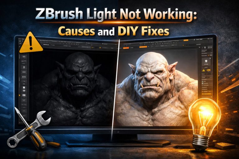 ZBrush Light Not Working