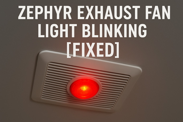 Zephyr Exhaust Fan Light Blinking