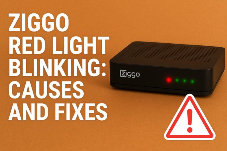 Ziggo Red Light Blinking
