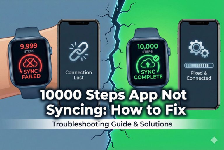 10000 Steps App Not Syncing