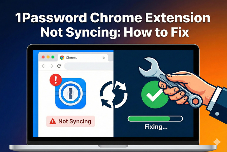 1Password Chrome Extension Not Syncing