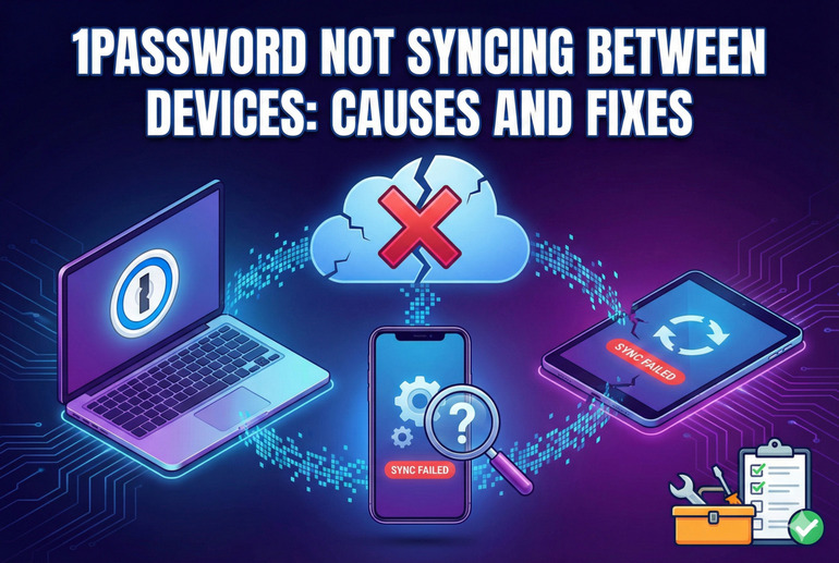1Password Not Syncing Between Devices