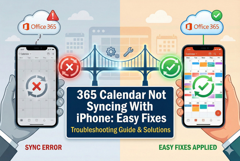365 Calendar Not Syncing With iPhone