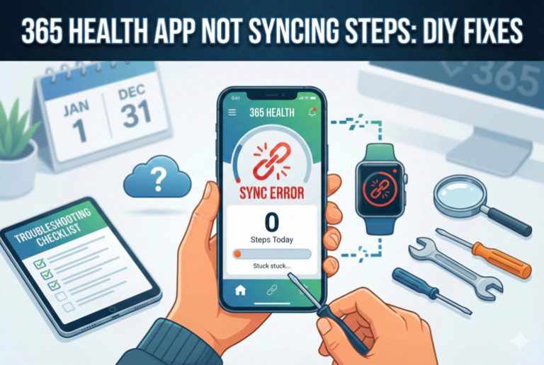 365 Health App Not Syncing Steps