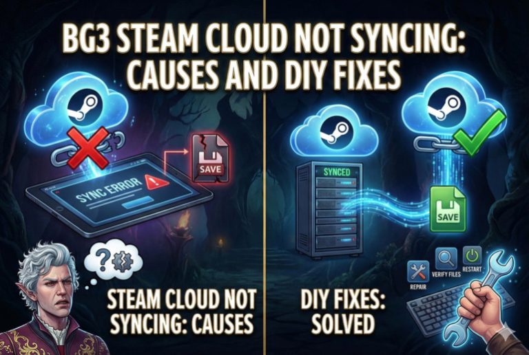 BG3 Steam Cloud Not Syncing