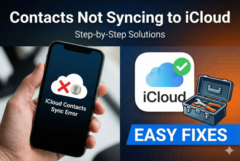 Contacts Not Syncing to iCloud