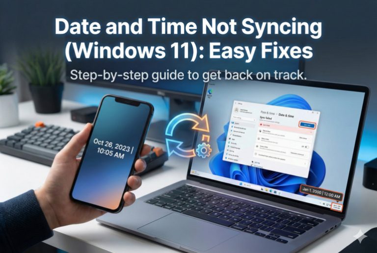 Date and Time Not Syncing (Windows 11)