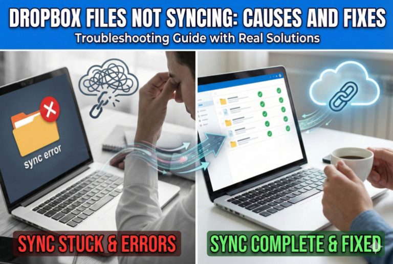 Dropbox Files Not Syncing