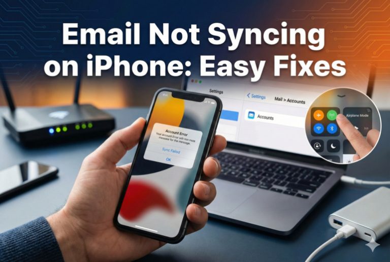 Email Not Syncing on iPhone