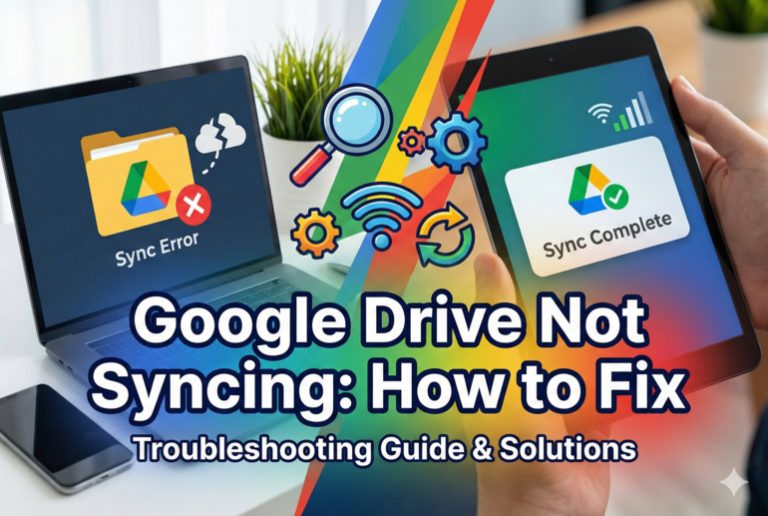 Google Drive Not Syncing