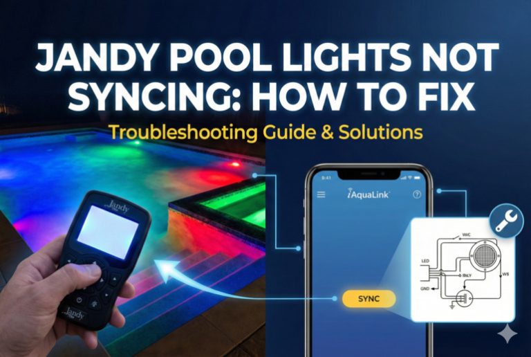 Jandy Pool Lights Not Syncing