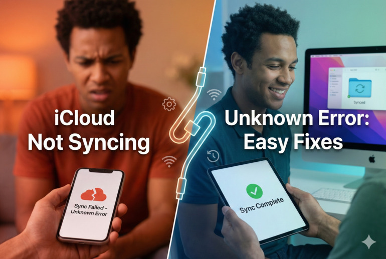 iCloud Not Syncing Unknown Error
