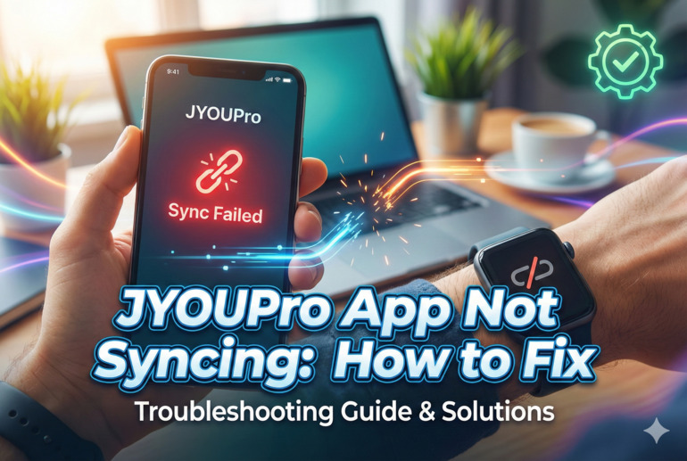 JYOUPro App Not Syncing