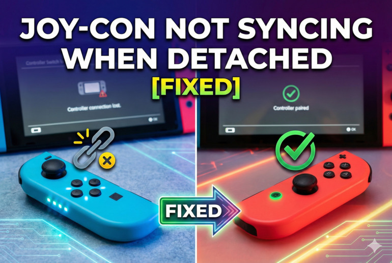 Joy-Con Not Syncing When Detached
