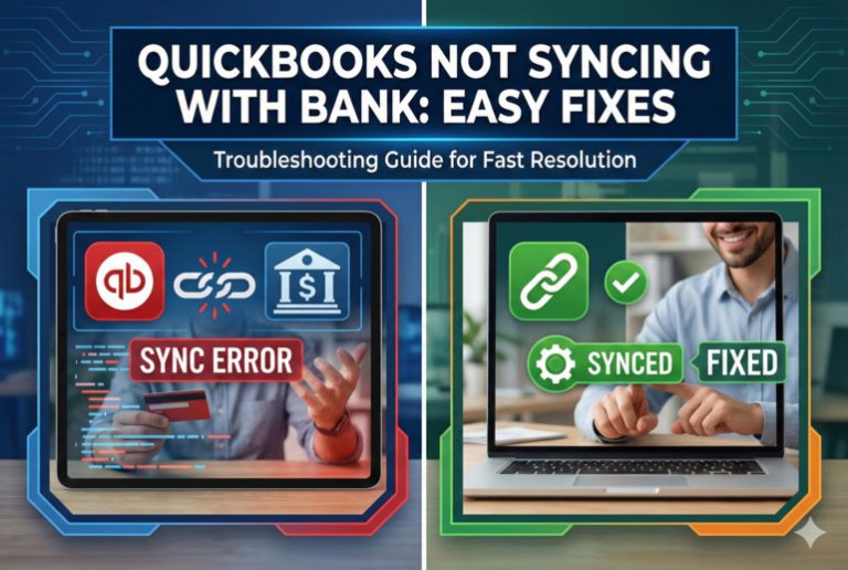 QuickBooks Not Syncing With Bank
