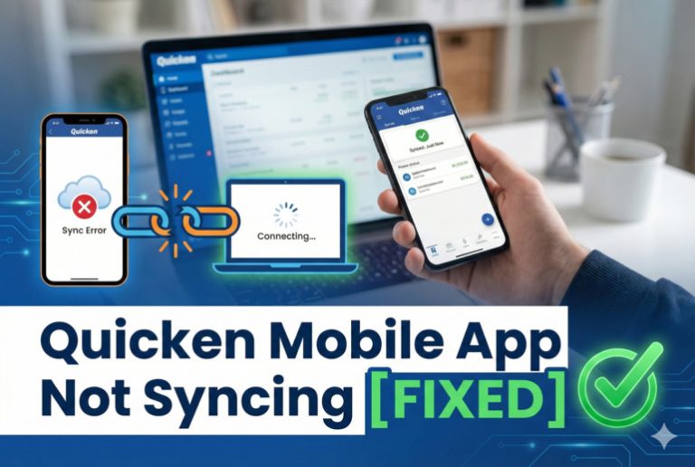 Quicken Mobile App Not Syncing