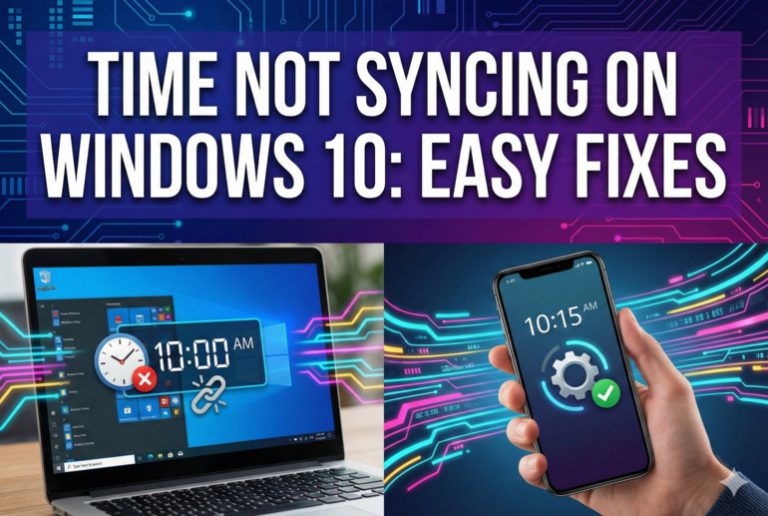 Time Not Syncing on Windows 10