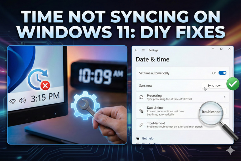 Time Not Syncing on Windows 11