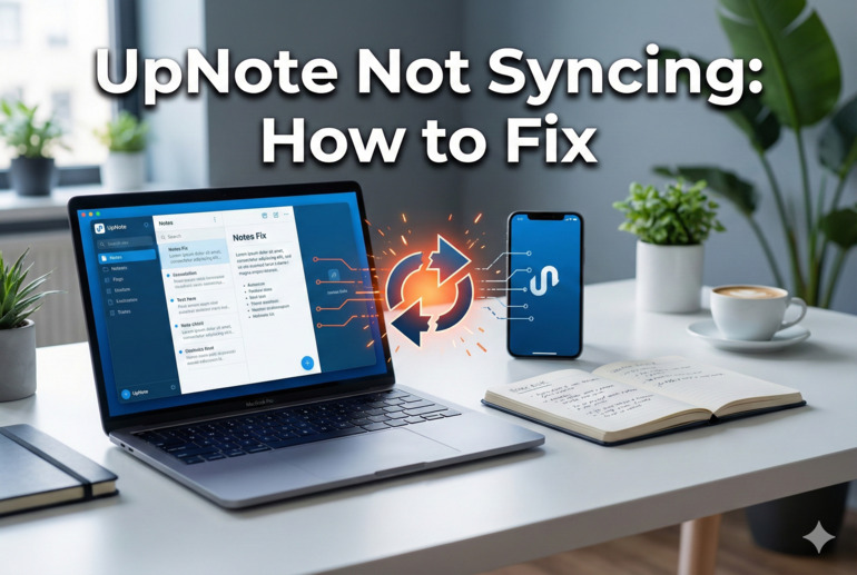UpNote Not Syncing