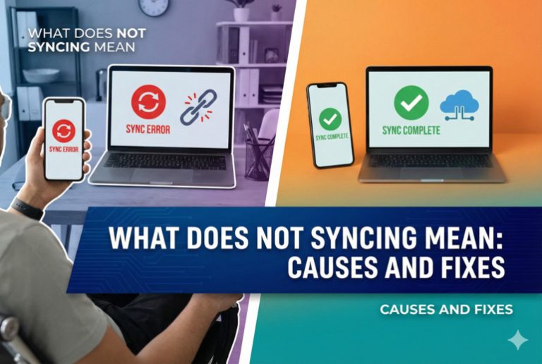 what does not syncing mean