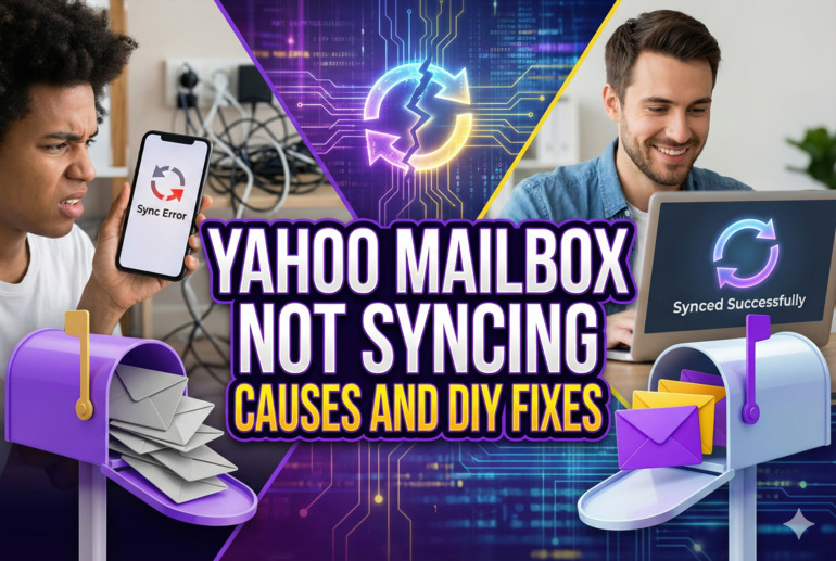 Yahoo mailbox not syncing