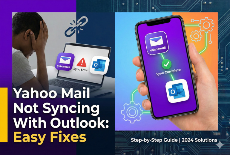 yahoo mail not syncing with outlook