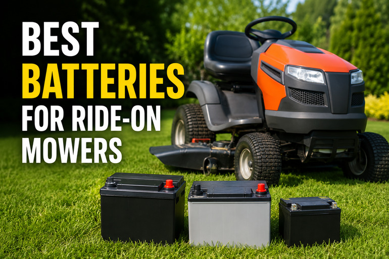 Best Batteries for Ride-On Mowers