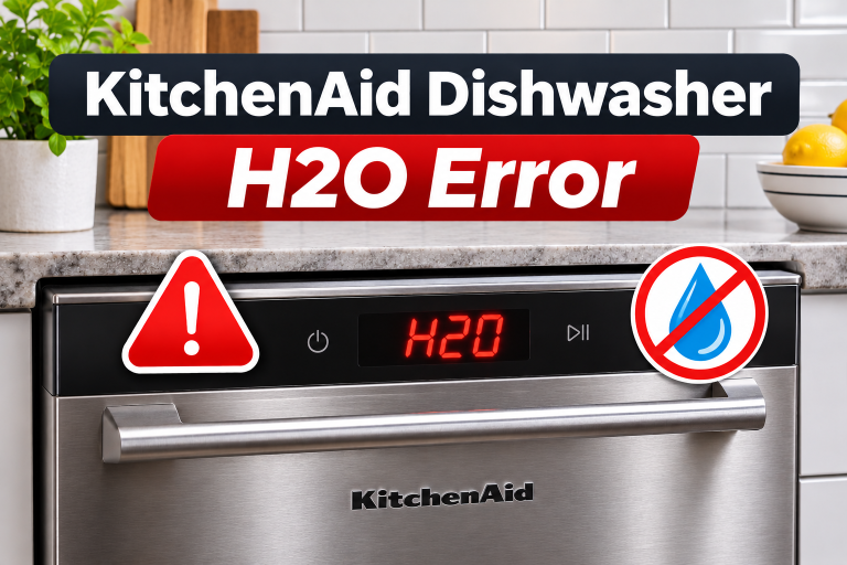 KitchenAid Dishwasher H2O Error Guide