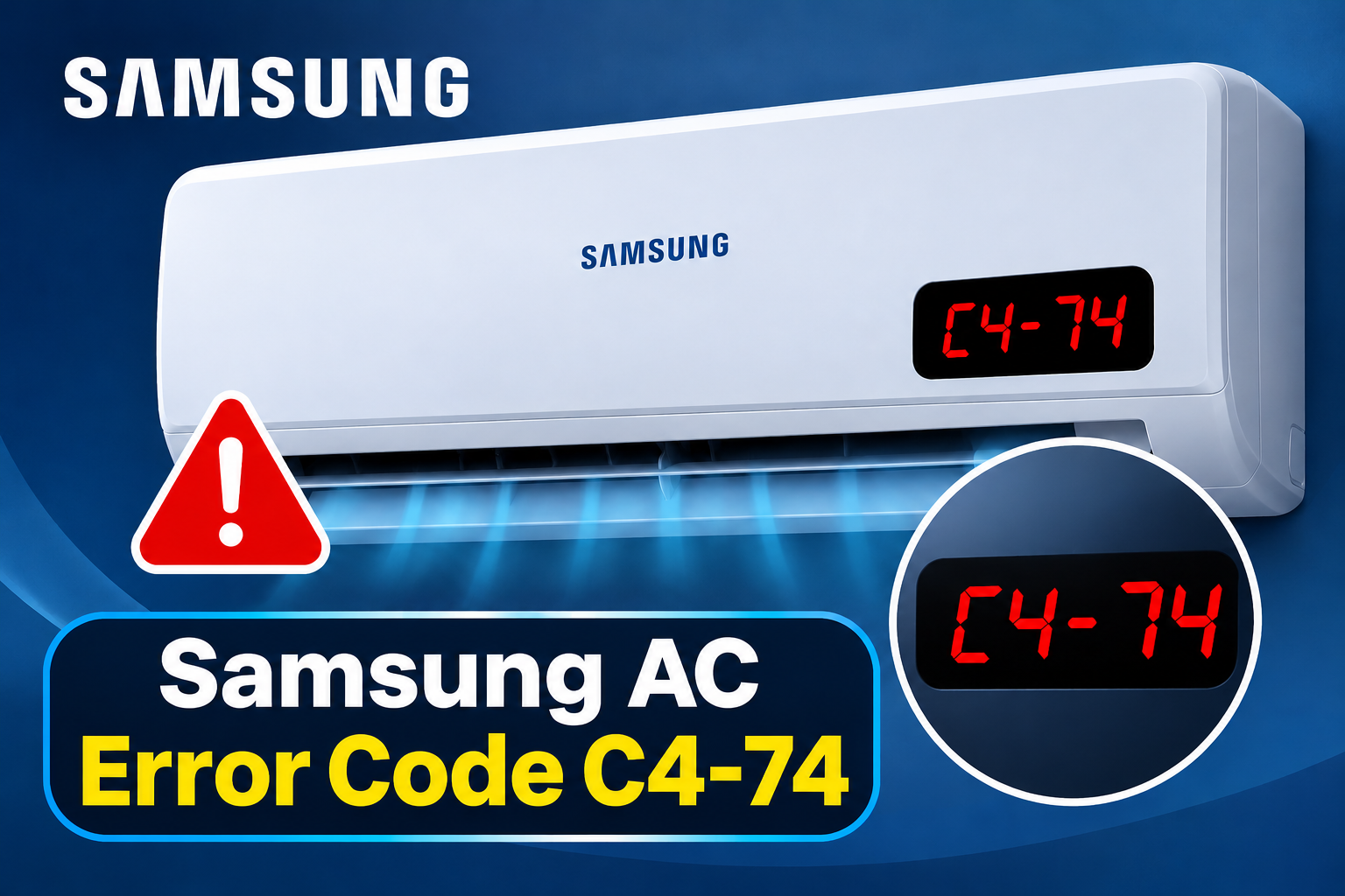 Samsung AC Error Code C4-74 