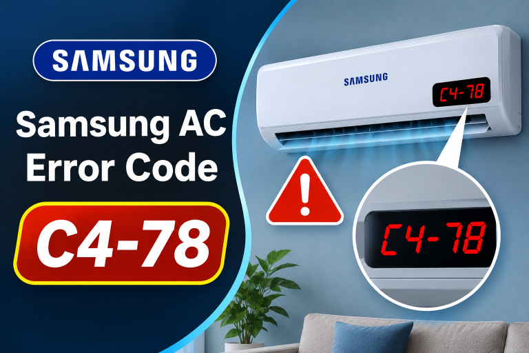 Samsung AC Error Code C4-78