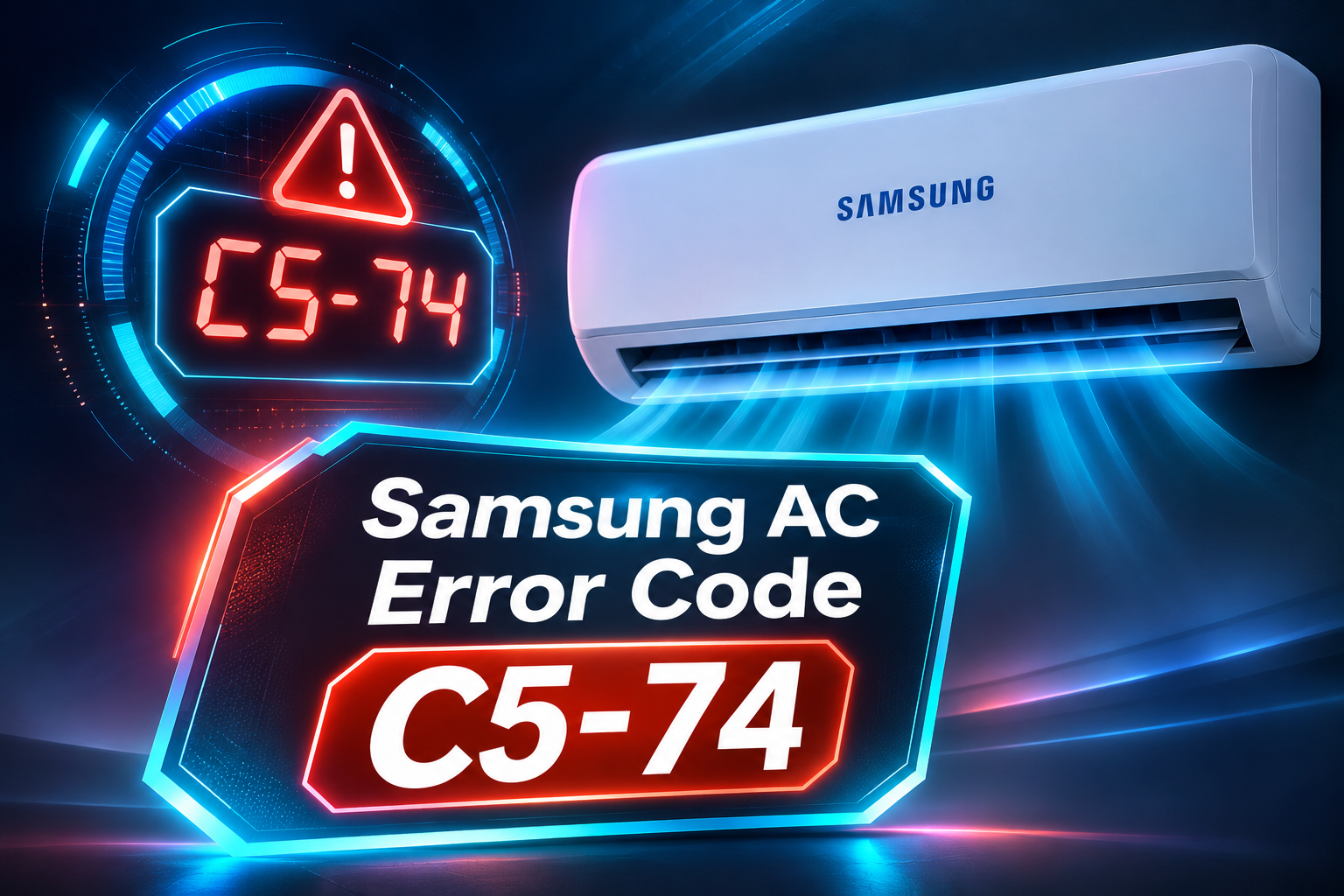 Samsung AC Error Code C5-74