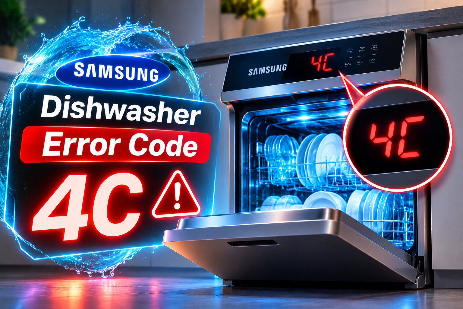 Samsung Dishwasher 4C Error