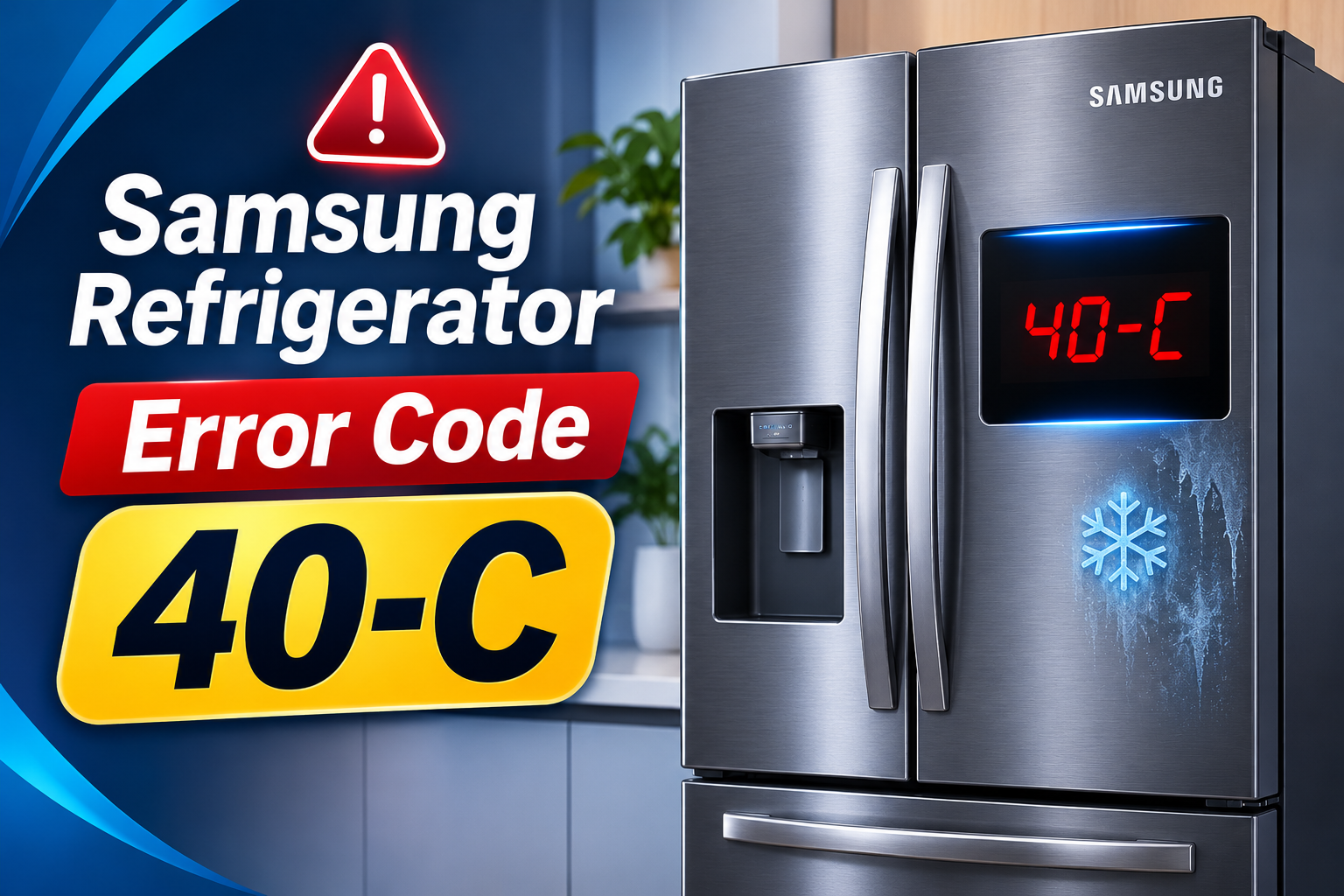 Samsung Refrigerator Error Code 40-C