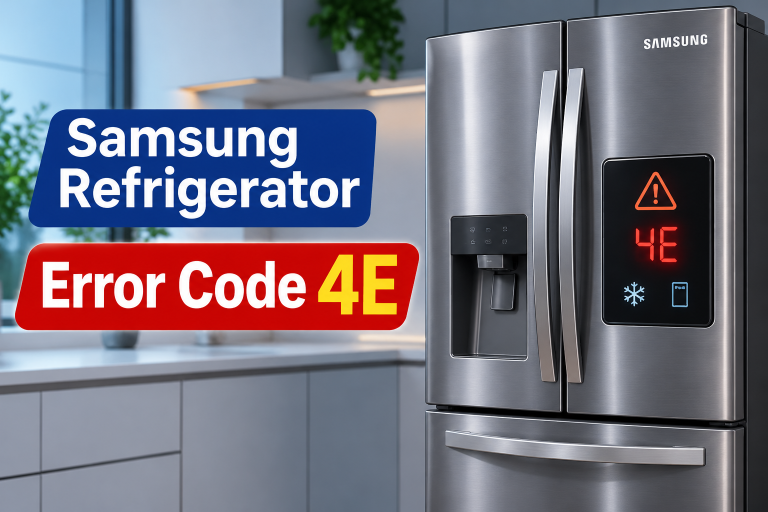 Samsung Refrigerator Error Code 4E