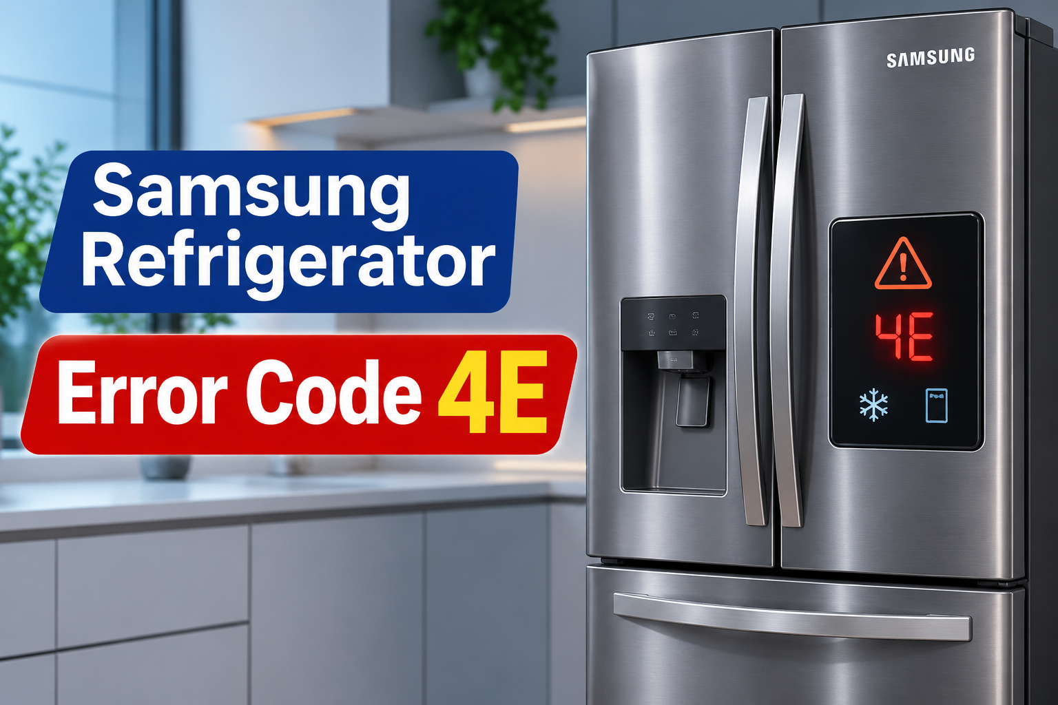 Samsung Refrigerator Error Code 4E