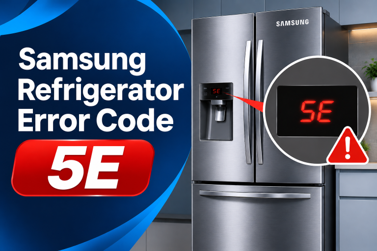 Samsung Refrigerator Error Code 5E