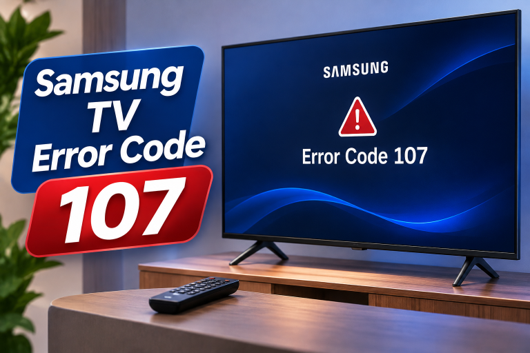 Samsung TV Error Code 107