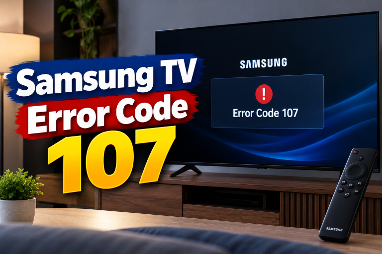 Samsung TV Error Code 107