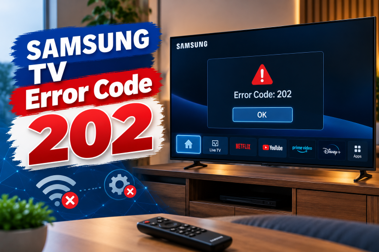 Samsung TV Error Code 202