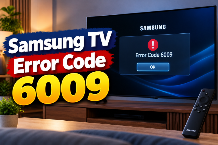 Samsung TV Error Code 6009