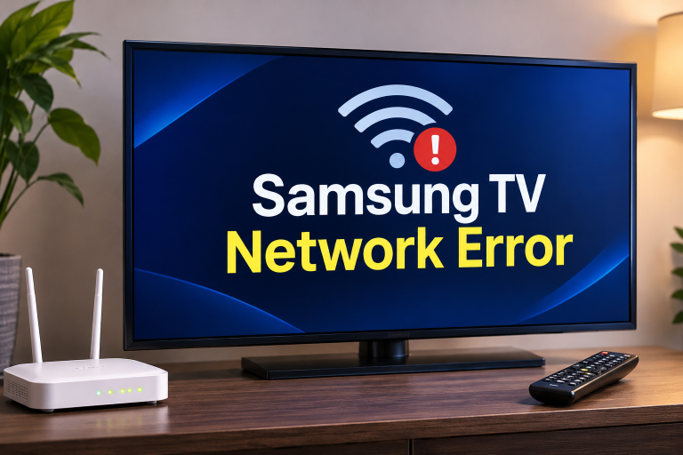 Samsung TV Network Error