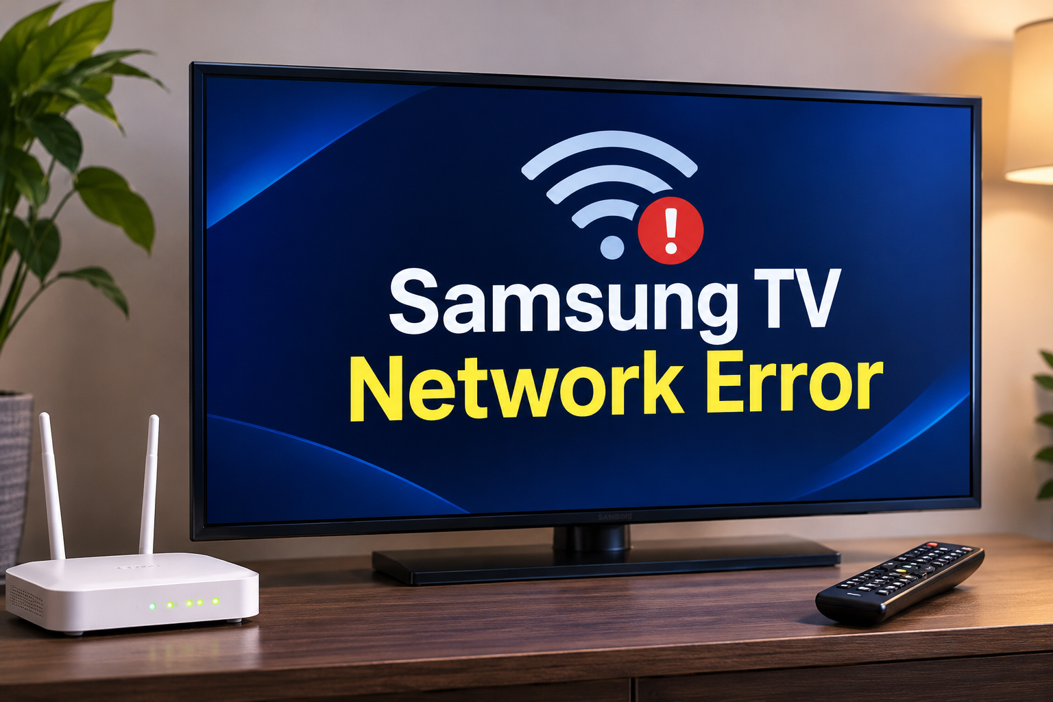 Samsung TV Network Error