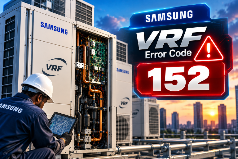 Samsung VRF Error Code 152